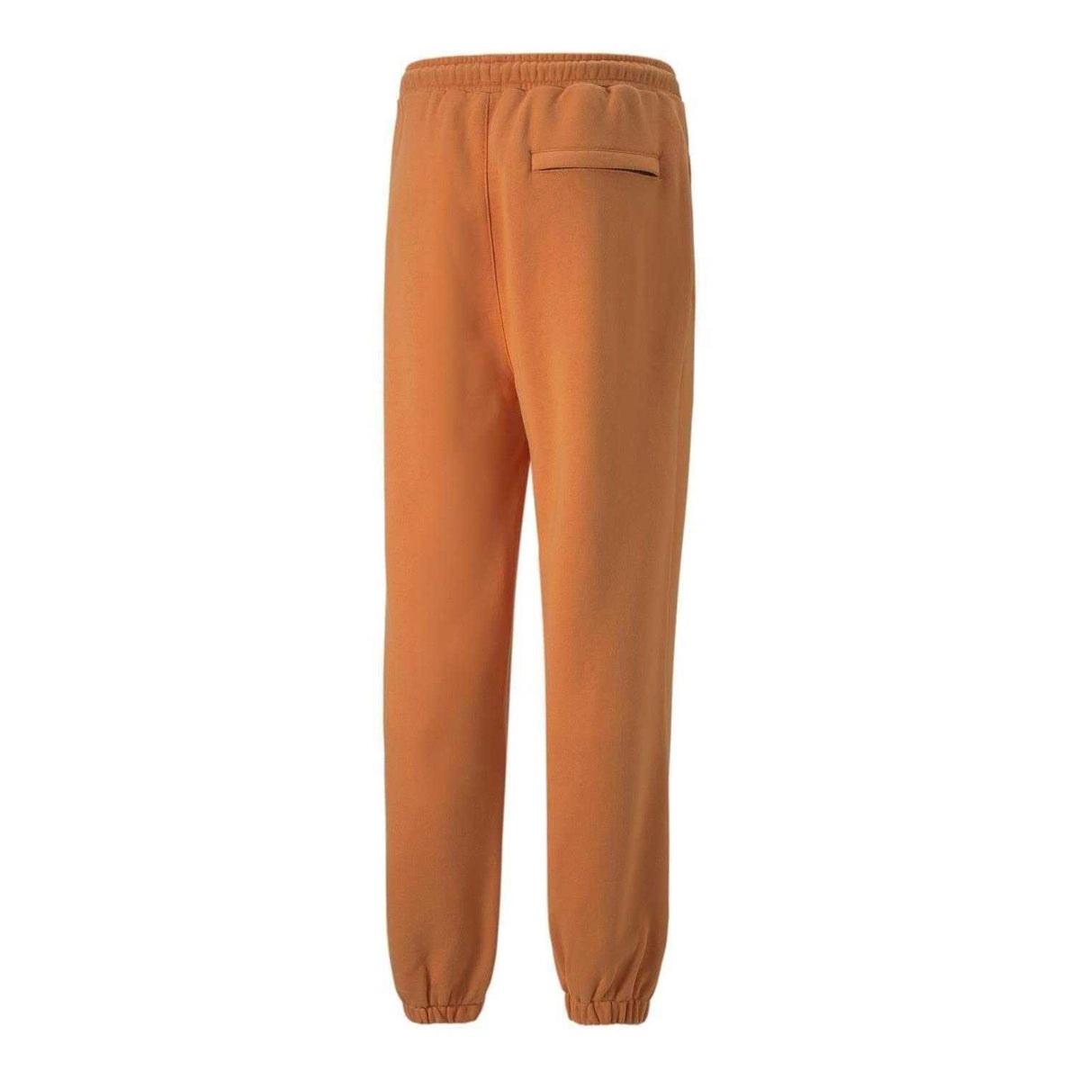 Jaffa Orange - Back - Puma Unisex Adult Ami Fleece Heart Tapered Joggers