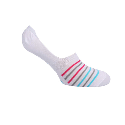 White - Side - Lee Unisex Adult Liner Socks (Pack of 3)