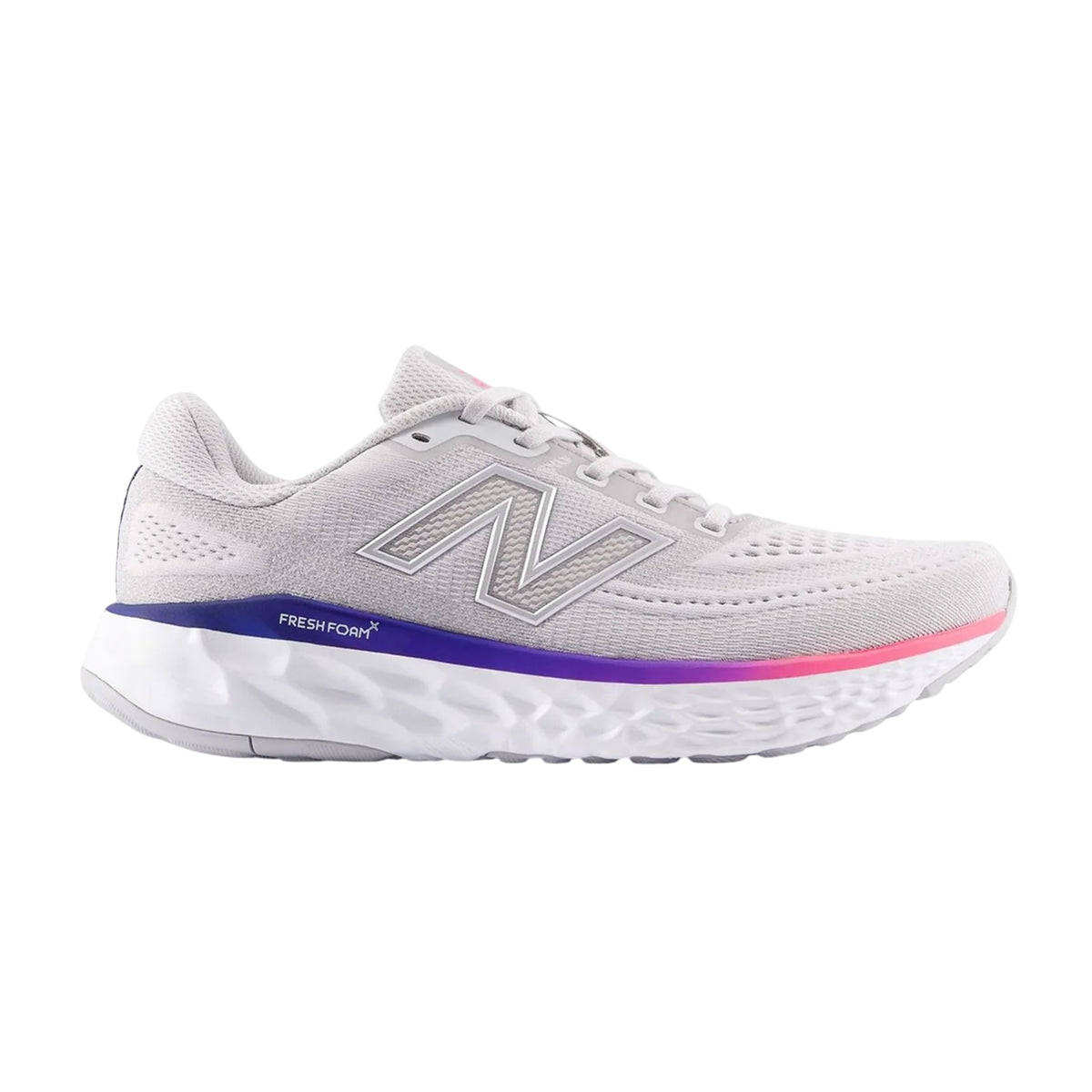 Grey-Pink - Front - New Balance Womens-Ladies Evoz V4 Cushioned Shoes