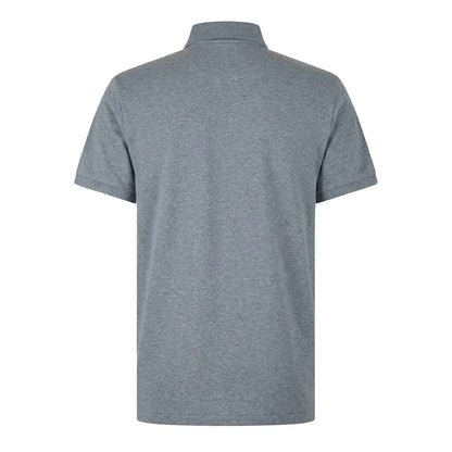 Heather - Back - Ralph Lauren Mens Pima Cotton Slim Short-Sleeved Polo Shirt