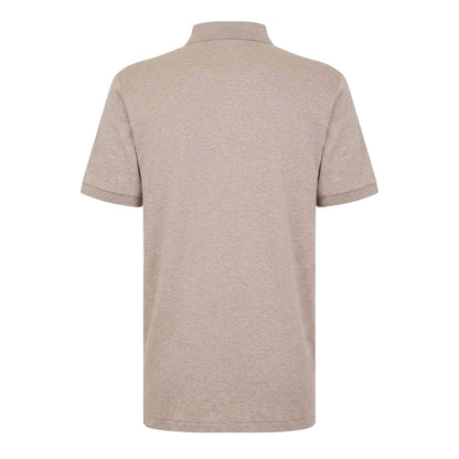 Pale Cream - Back - Ralph Lauren Mens Pima Cotton Slim Short-Sleeved Polo Shirt