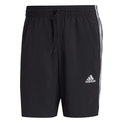 Black - Front - Adidas Mens Essentials Chelsea Aeroready 3 Stripes Shorts