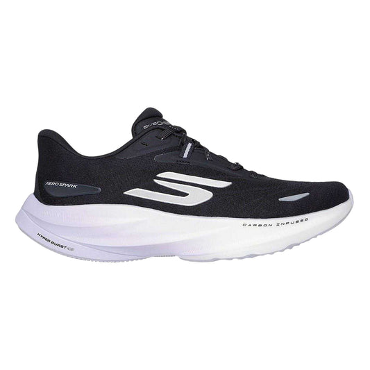 Black - Front - Skechers Womens-Ladies Aero Spark Arch Fit Shoes
