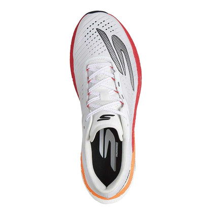 White-Orange - Side - Skechers Mens Razor Running Shoes