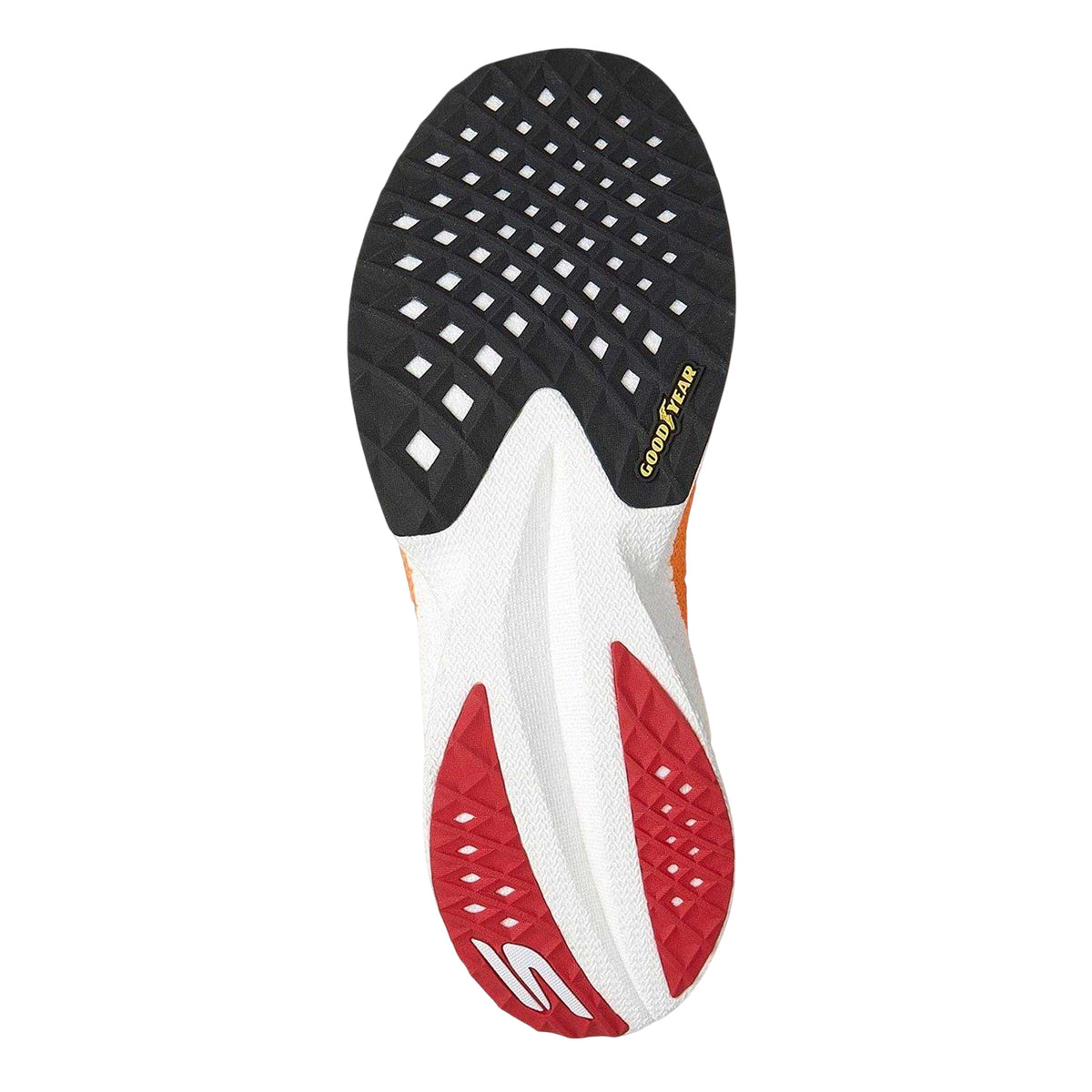 White-Orange - Lifestyle - Skechers Mens Razor Running Shoes