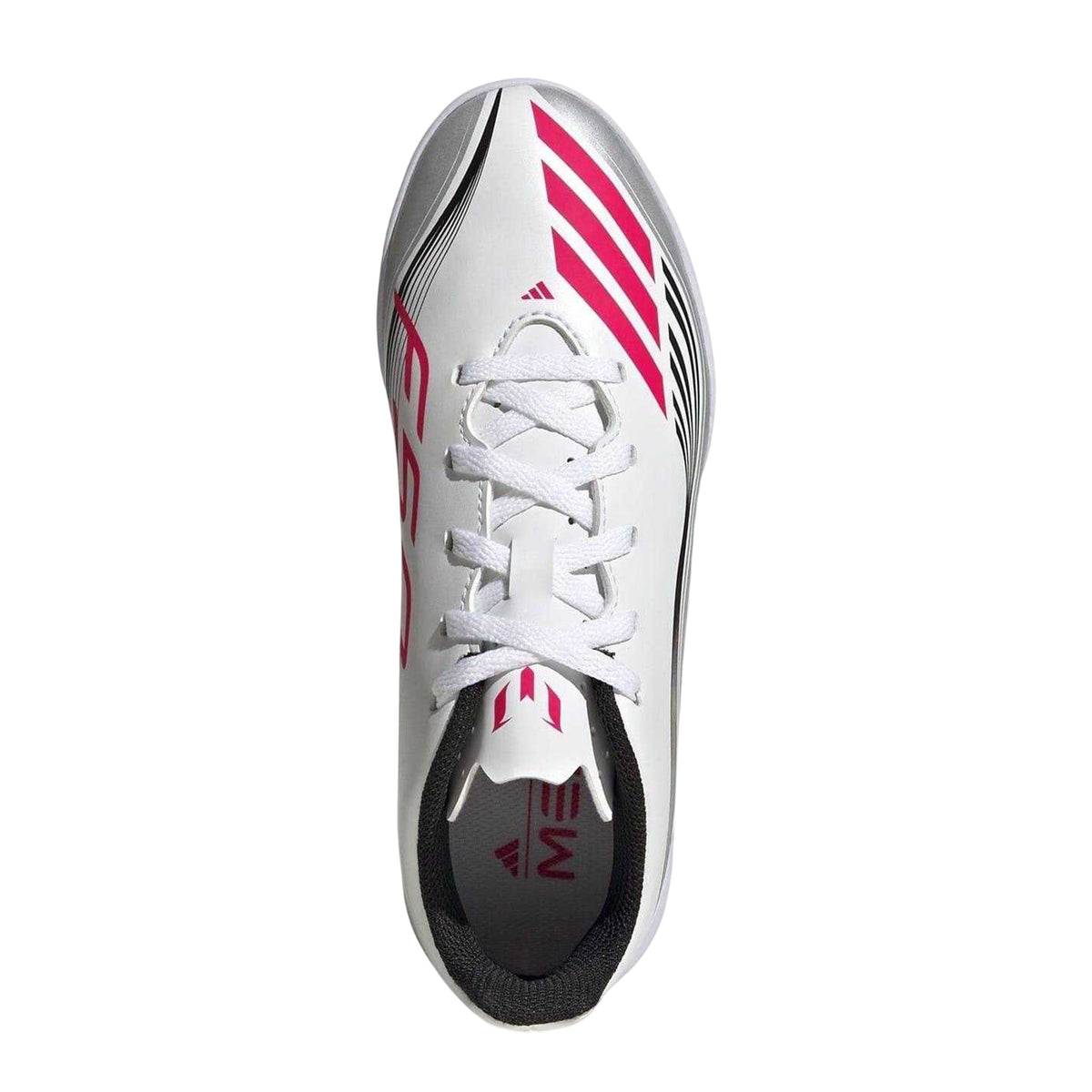 White-Red - Lifestyle - Adidas Childrens-Kids F50 Messi Club Lionel Messi Indoor Football Shoes