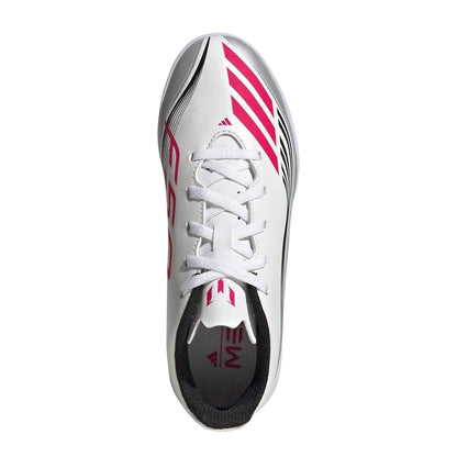 White-Red - Lifestyle - Adidas Childrens-Kids F50 Messi Club Lionel Messi Indoor Football Shoes