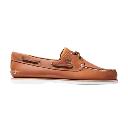 Buff Orange - Front - Timberland Mens Classic Flat Boat Shoes