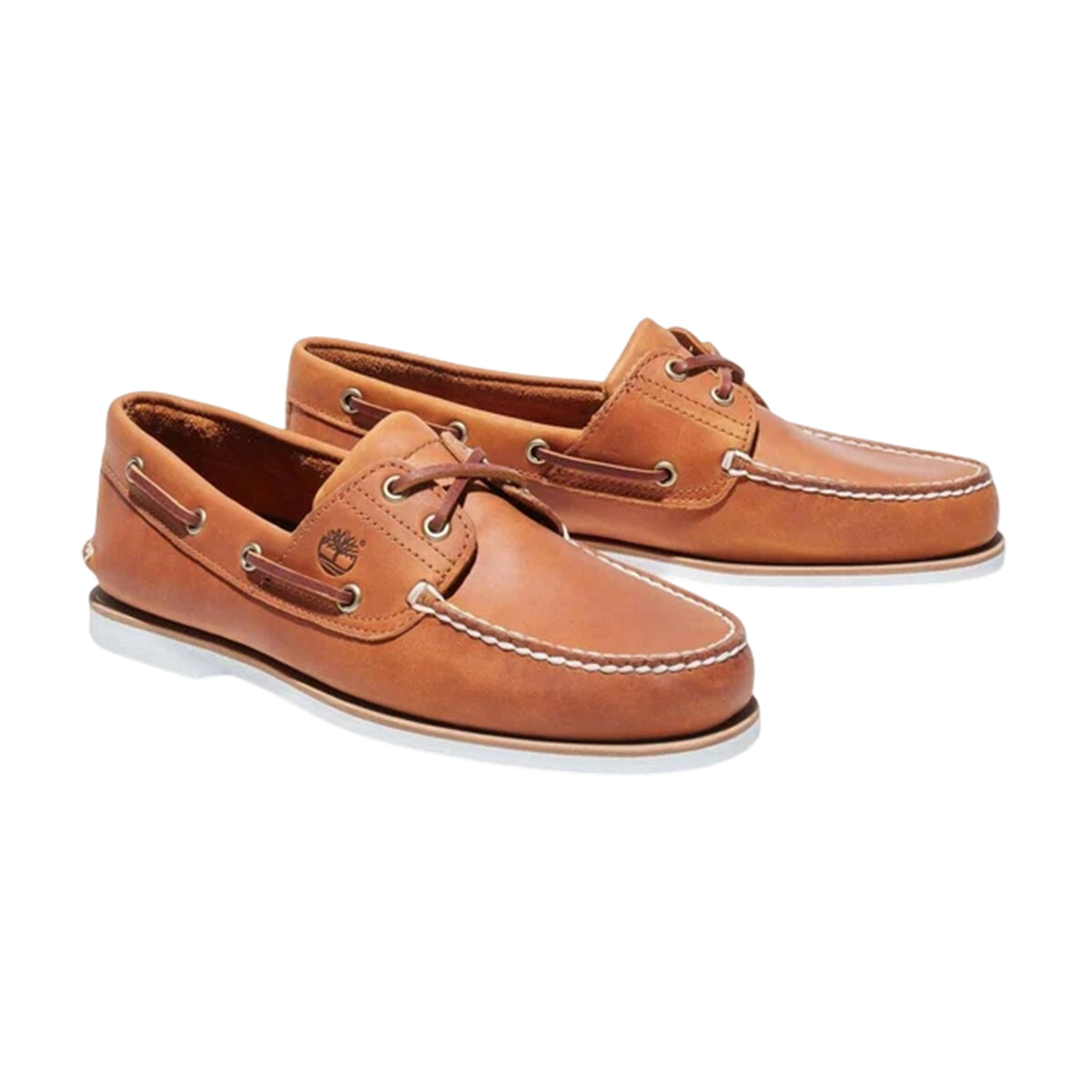 Buff Orange - Lifestyle - Timberland Mens Classic Flat Boat Shoes