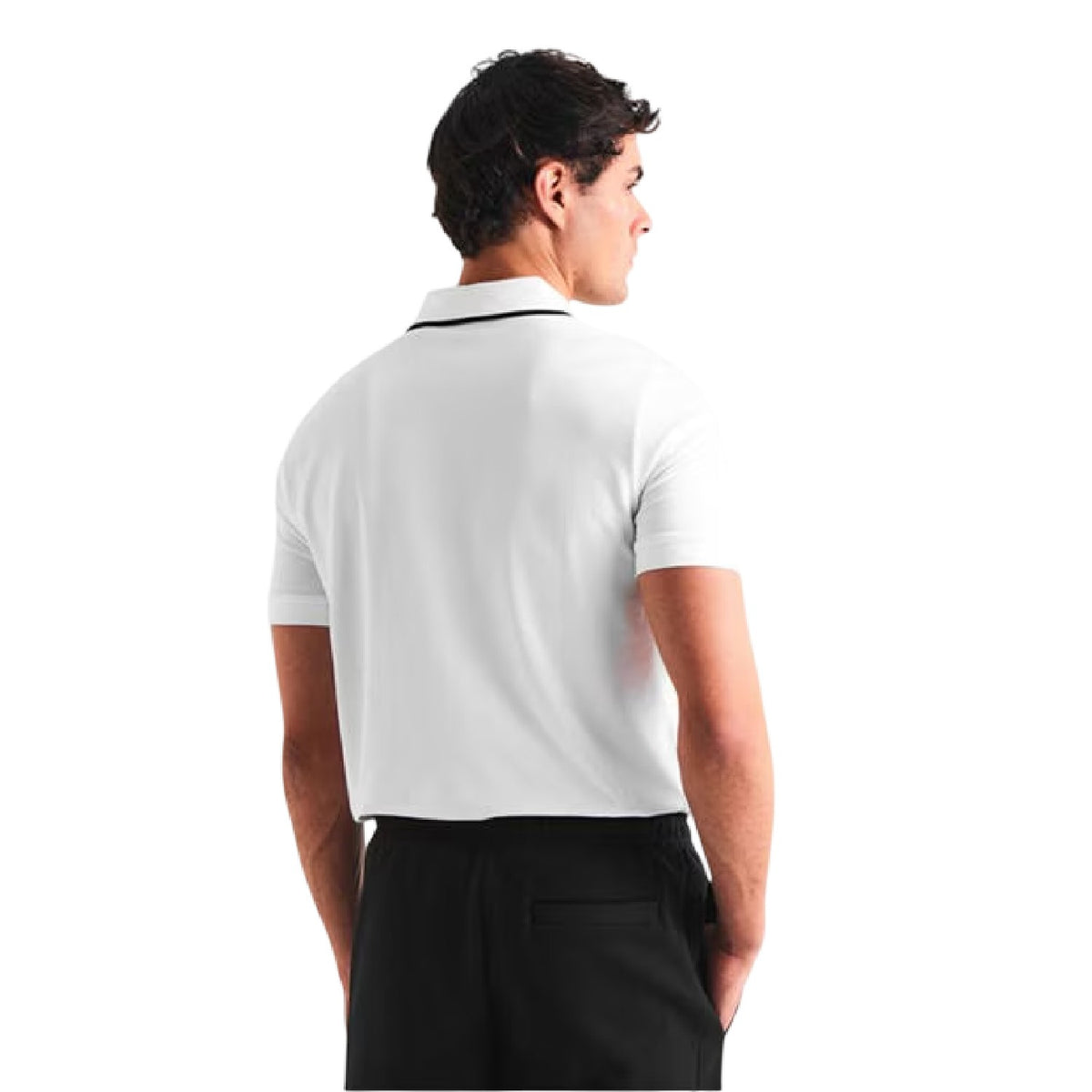 White - Back - Boss Mens Philix GOC Polo Shirt