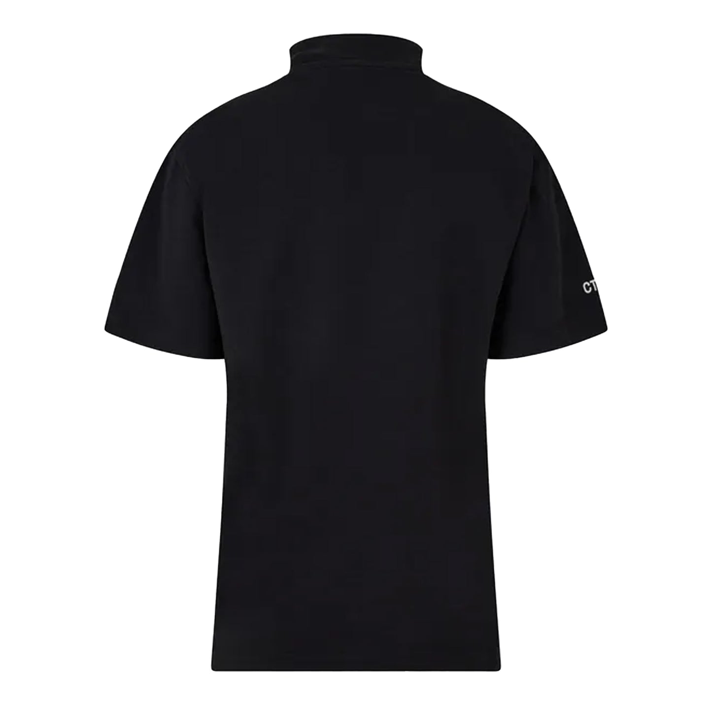Black-White - Back - Heron Preston Womens-Ladies CTNMB Turtle Neck T-Shirt