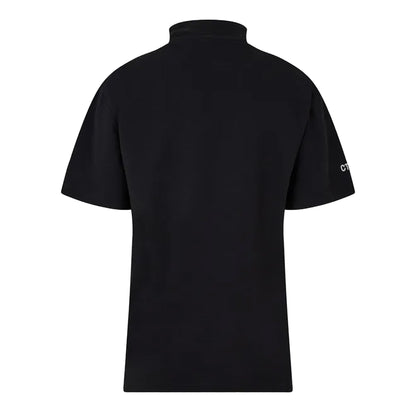 Black-White - Back - Heron Preston Womens-Ladies CTNMB Turtle Neck T-Shirt