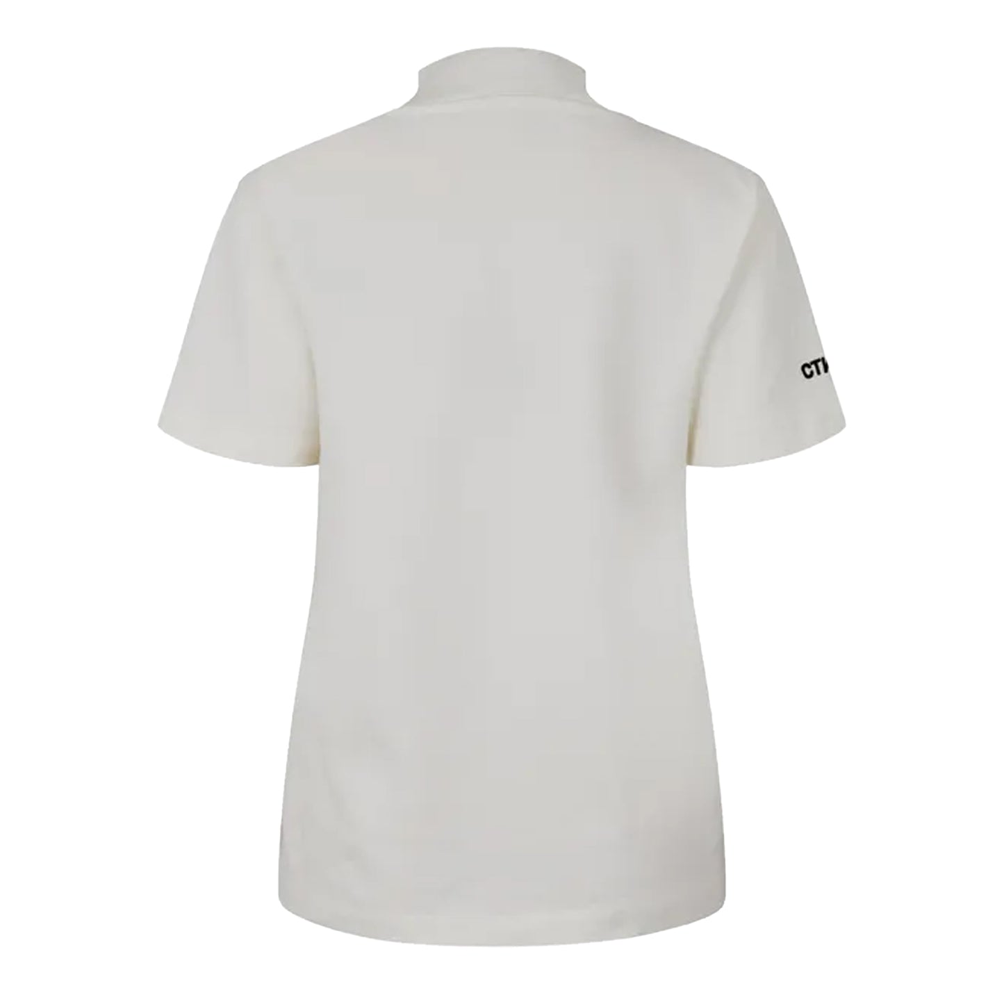 White-Black - Back - Heron Preston Womens-Ladies CTNMB Turtle Neck T-Shirt