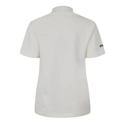 White-Black - Back - Heron Preston Womens-Ladies CTNMB Turtle Neck T-Shirt