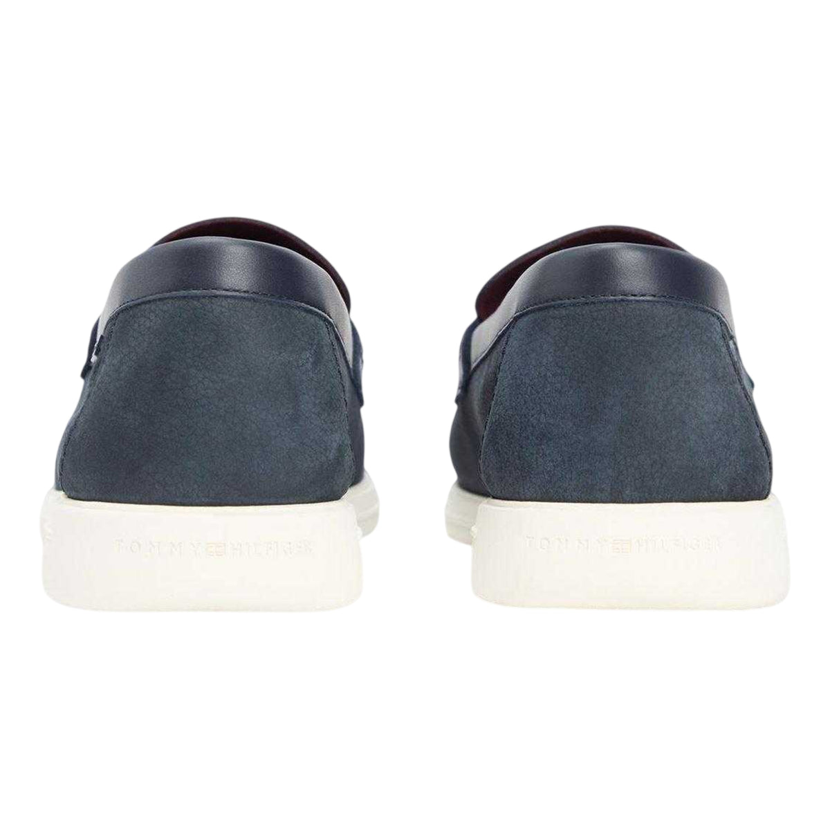 Desert Sky - Back - Tommy Hilfiger Mens Nubuck Flat Trainers