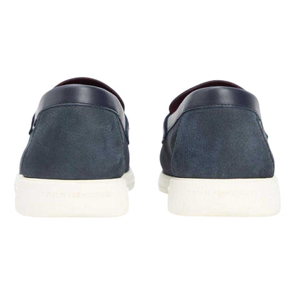 Desert Sky - Back - Tommy Hilfiger Mens Nubuck Flat Trainers