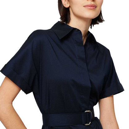Blue - Lifestyle - Boss Womens-Ladies Dashile Dress