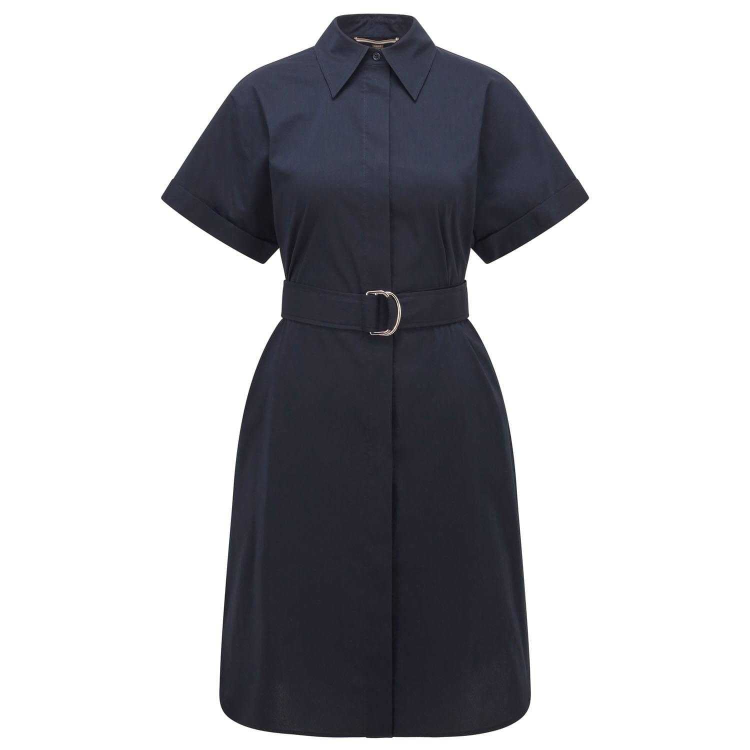 Blue - Front - Boss Womens-Ladies Dashile Dress