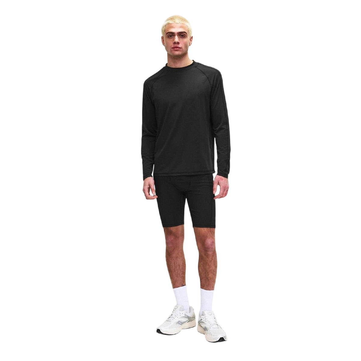 Black - Lifestyle - Couture Club Mens Slim Leggings