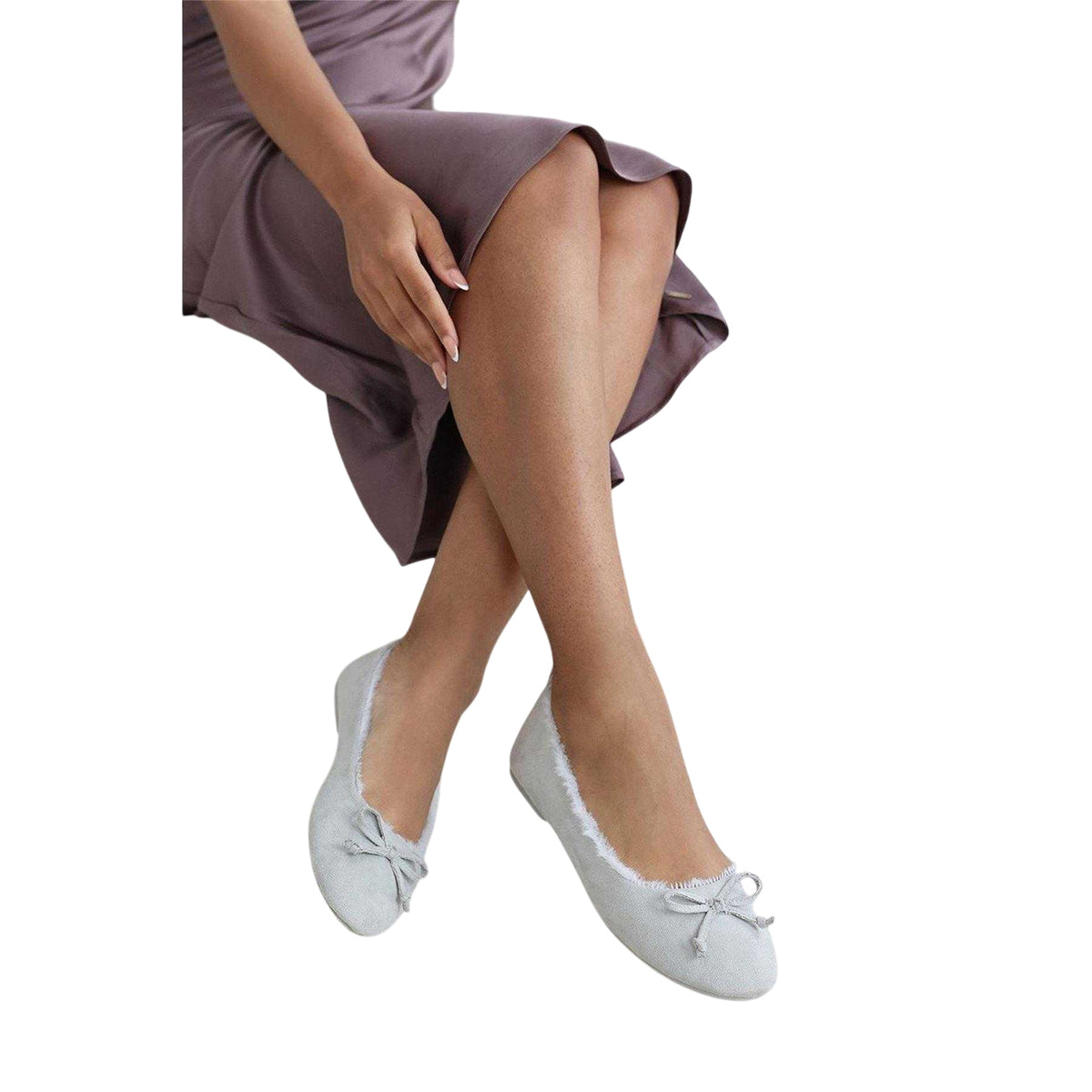 Light Grey - Lifestyle - Where´s That From Womens-Ladies Cassia Faux Suede Slippers