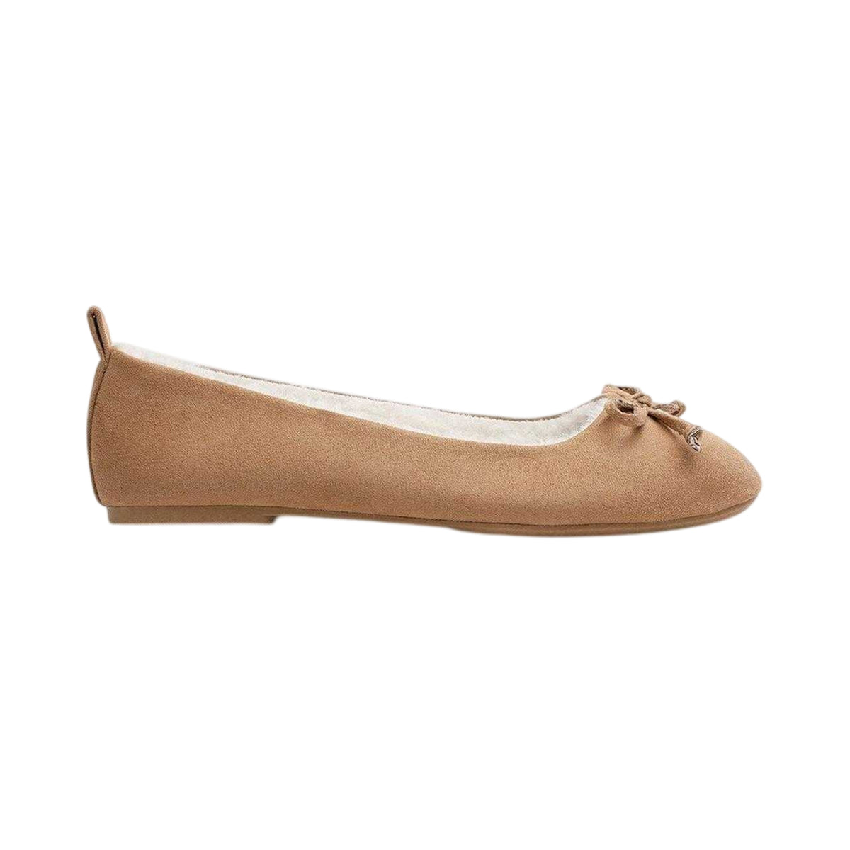 Camel - Front - Where´s That From Womens-Ladies Cassia Faux Suede Slippers