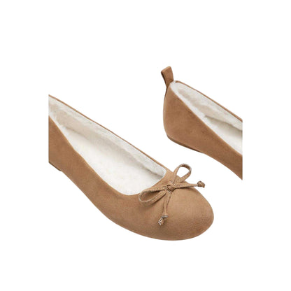 Camel - Back - Where´s That From Womens-Ladies Cassia Faux Suede Slippers