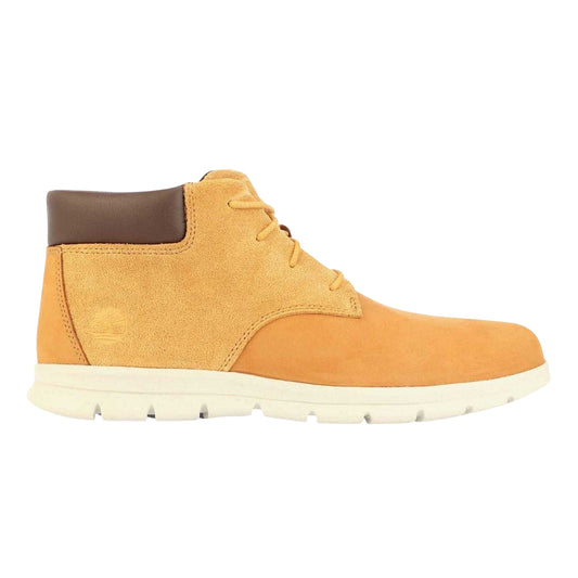 Wheat - Front - Timberland Mens Graydon Leather Mid Cut Chukka Boots