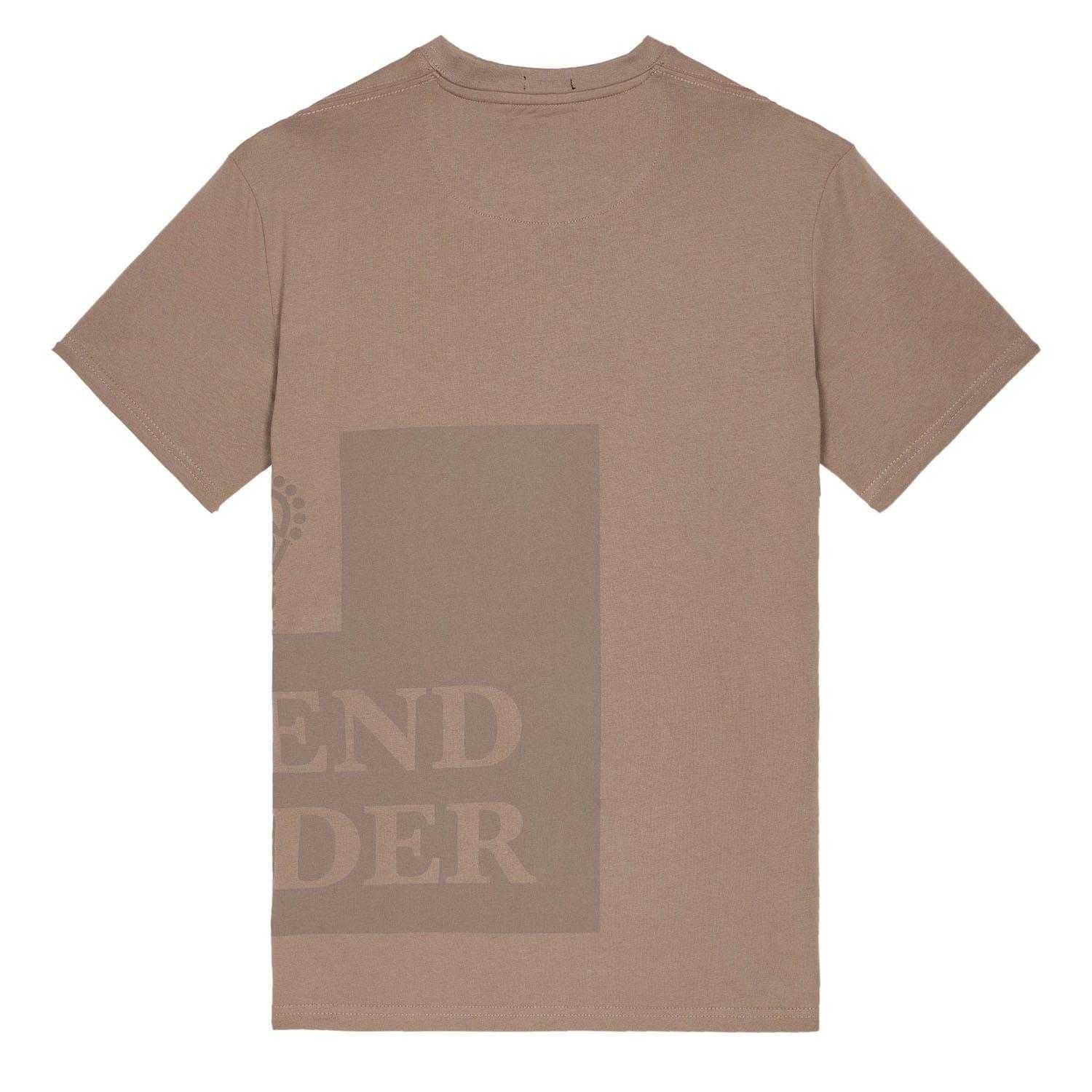 Brown - Side - Weekend Offender Mens Ryan Tonal Prison T-Shirt