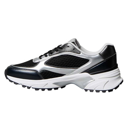 Black-Silver - Back - Calvin Klein Mens Hiking Shoes