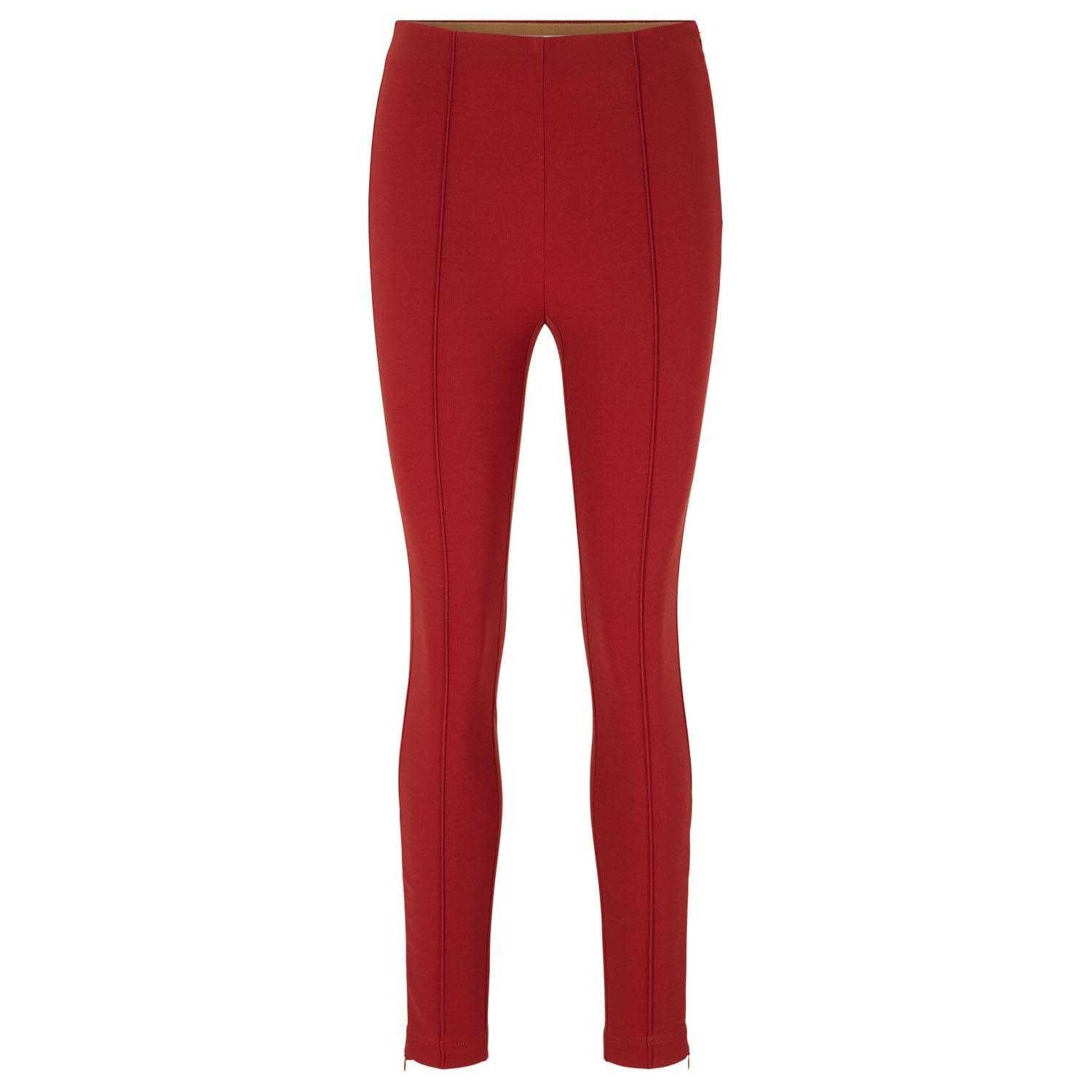 Red - Front - Boss Womens-Ladies C Tashani Trousers