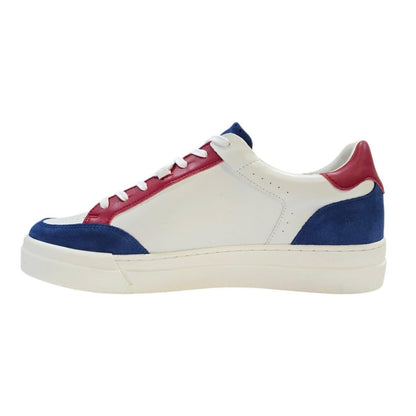 White-Blue-Red - Side - Loyalti Mens Braid Trainers