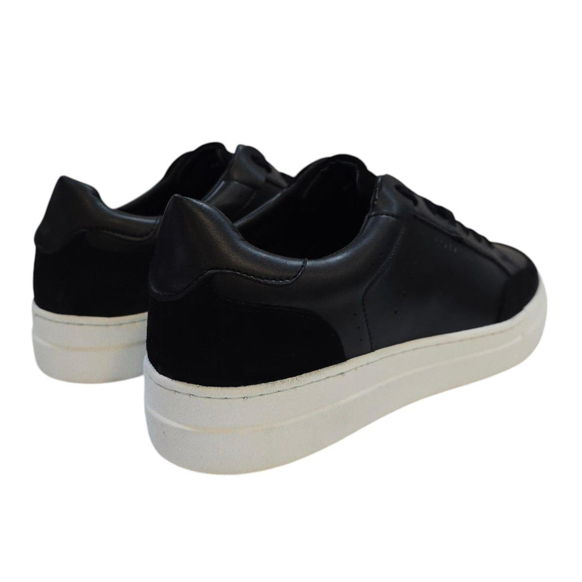 Black-White - Back - Loyalti Mens Braid Trainers