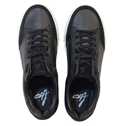 Black-White - Lifestyle - Loyalti Mens Braid Trainers
