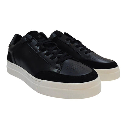Black-White - Pack Shot - Loyalti Mens Braid Trainers