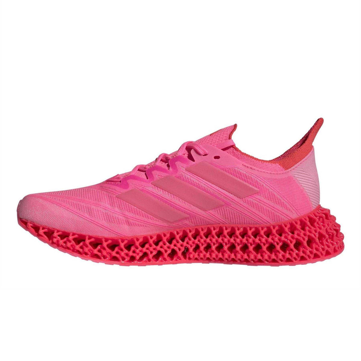 Lucid Pink - Side - Adidas Womens-Ladies 4DFWD 4 Lattice Running Shoes