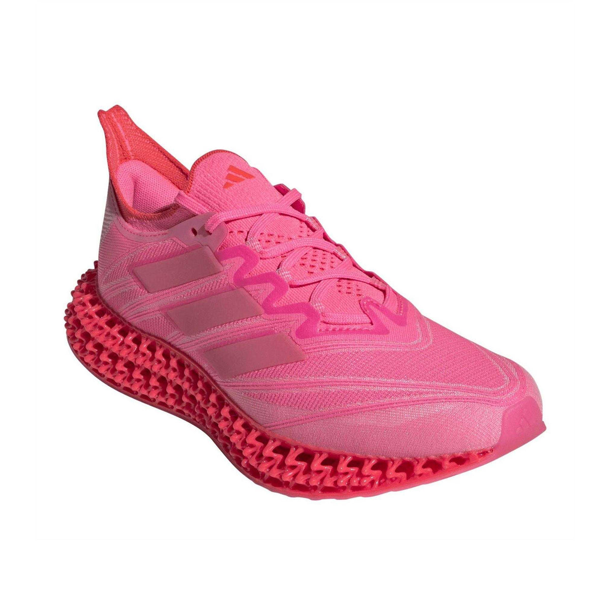 Lucid Pink - Pack Shot - Adidas Womens-Ladies 4DFWD 4 Lattice Running Shoes