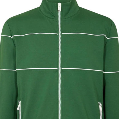 Green - Lifestyle - Boss Mens Horizontal Stripe Track Jacket
