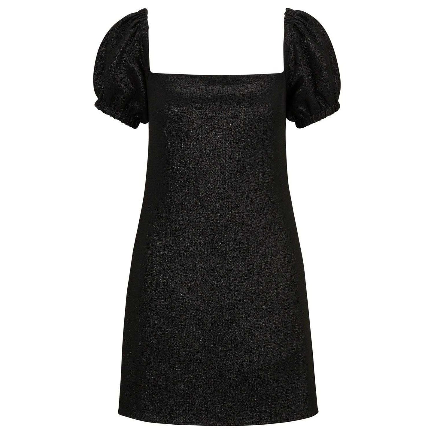 Black - Front - Hugo Womens-Ladies Kuleve-1 Square Neck Dress
