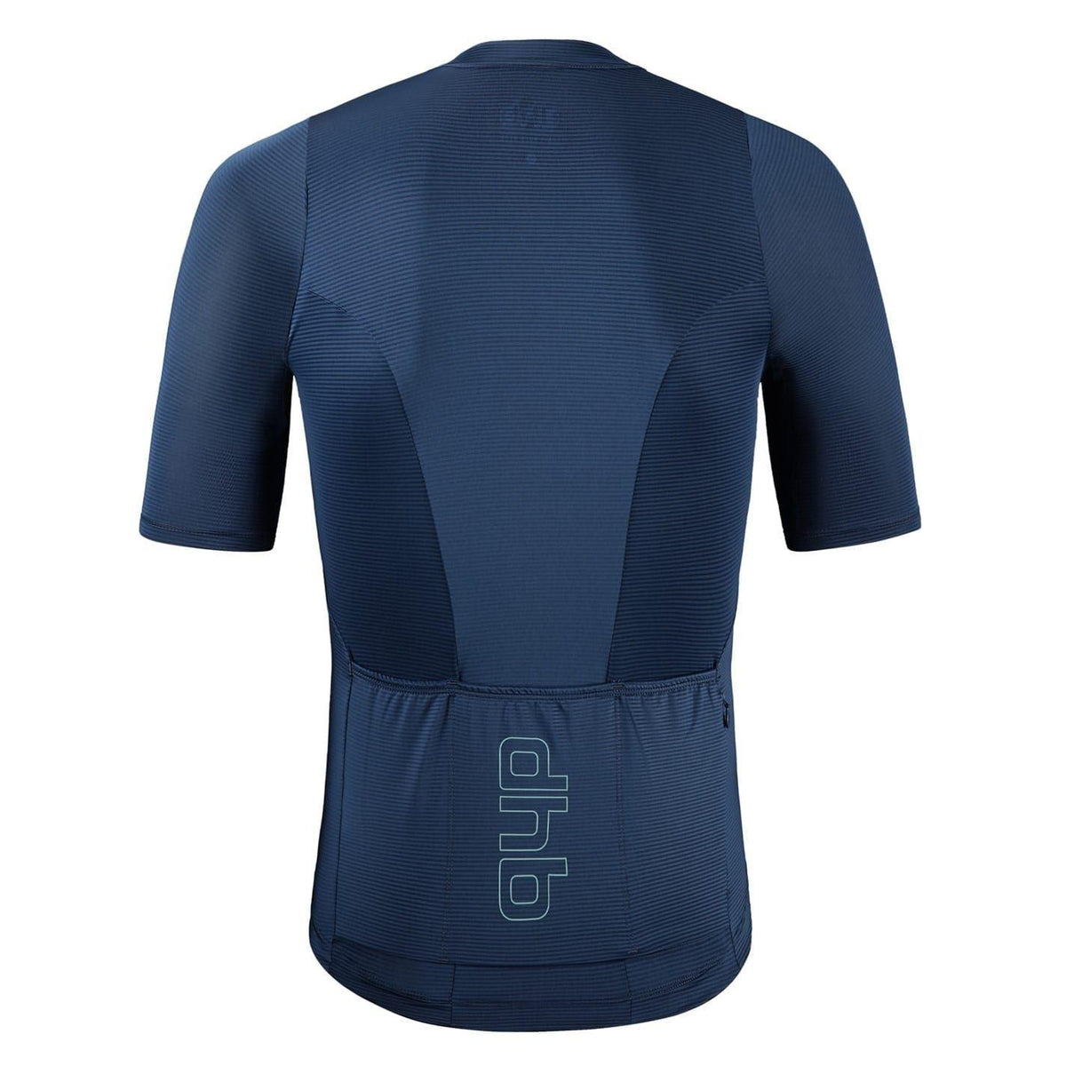 Dark Denim - Back - dhb Mens Tailored Short-Sleeved Cycling Jersey