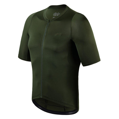 Green - Side - dhb Mens Tailored Short-Sleeved Cycling Jersey