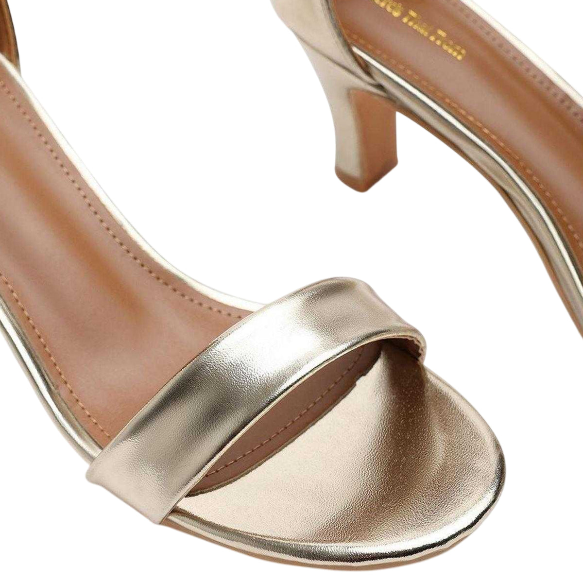 Gold - Lifestyle - Where´s That From Womens-Ladies Block Heel Sandals