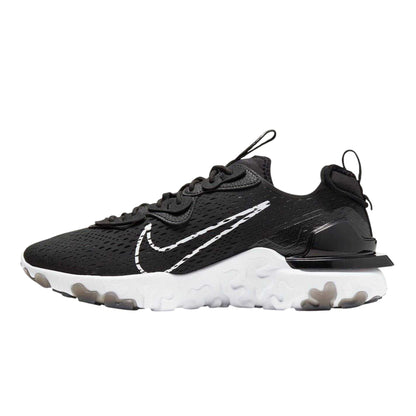 Black-Grey - Close up - Nike Mens Vision Layered Cushioned Trainers