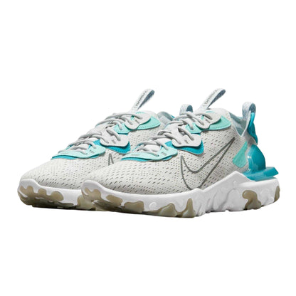 Transparent-Aqua Blue - Pack Shot - Nike Mens Vision Layered Cushioned Trainers