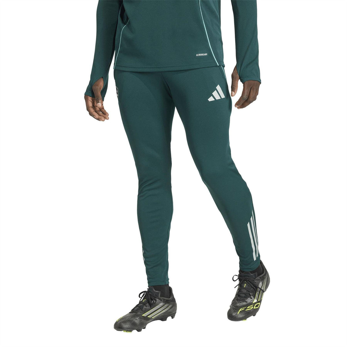 Green-Blue - Pack Shot - Adidas Mens Arsenal FC Tracksuit Bottoms
