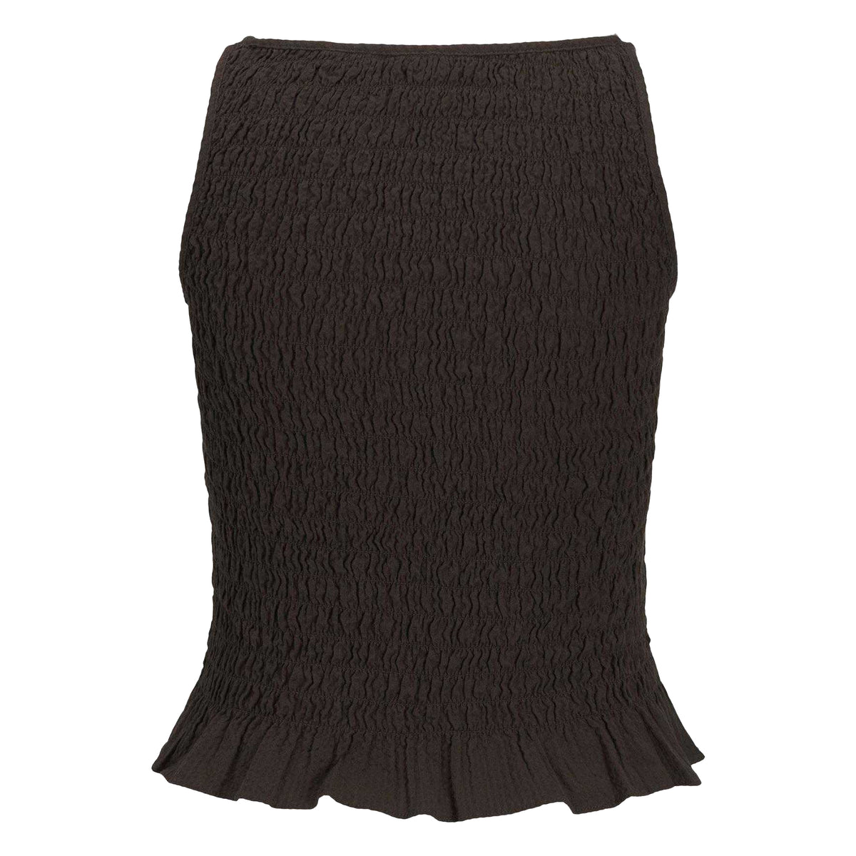Black - Back - JJXX Womens-Ladies Peplum Smock Top