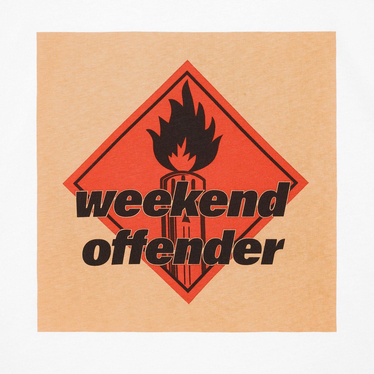 White - Lifestyle - Weekend Offender Mens Blue Lines Massive Attack T-Shirt
