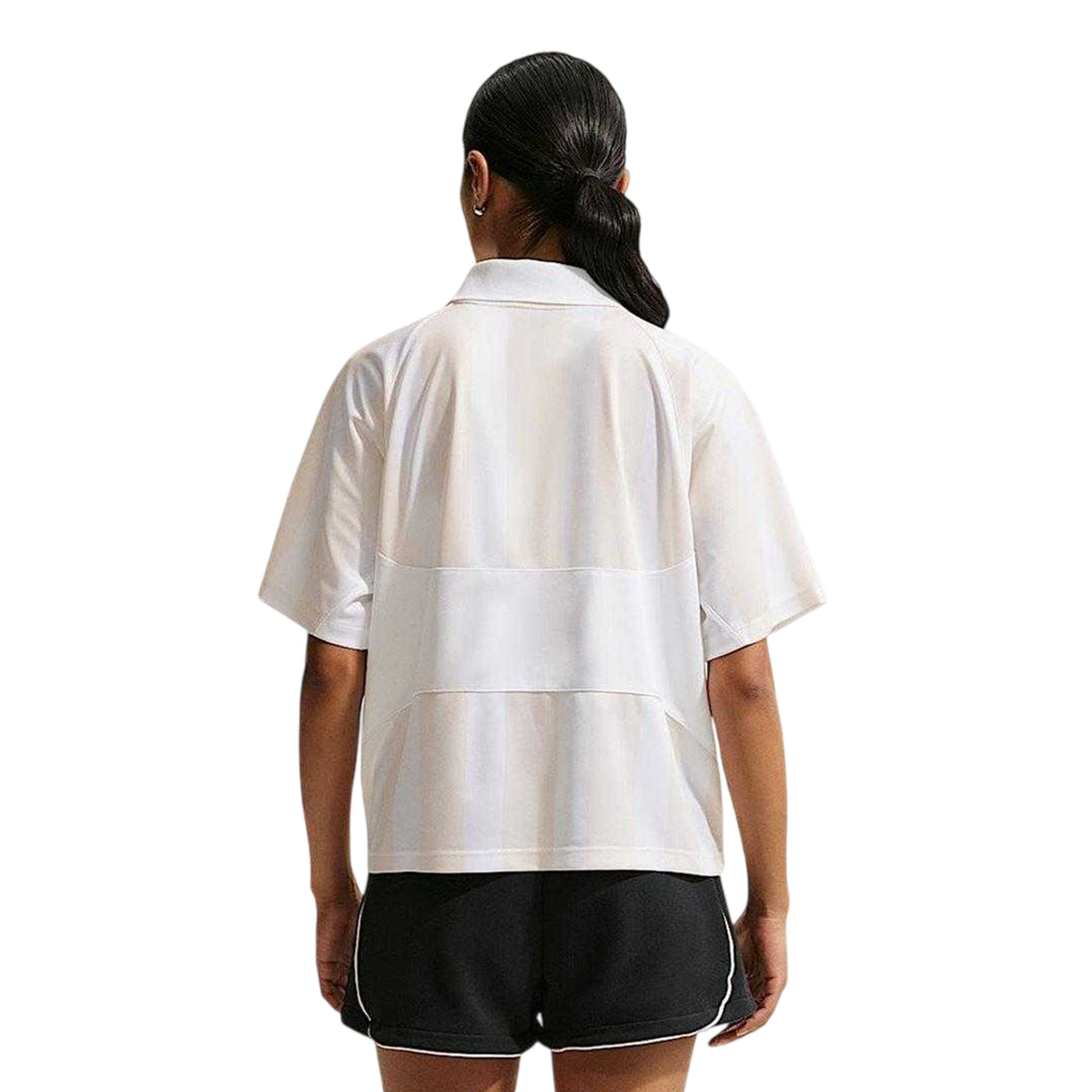 Chalk-White - Back - Nike Womens-Ladies Crop Top
