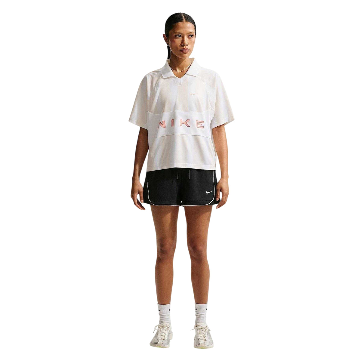 Chalk-White - Lifestyle - Nike Womens-Ladies Crop Top