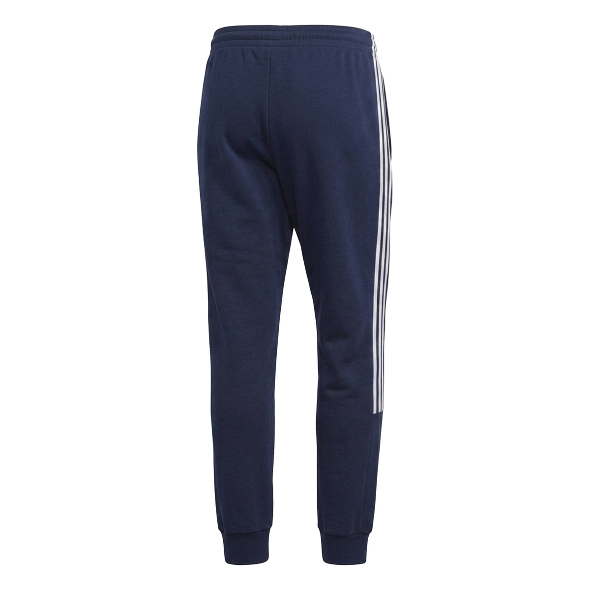 Navy - Back - Adidas Mens Side Stripe Regular Athletic Trousers