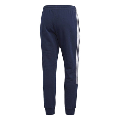 Navy - Back - Adidas Mens Side Stripe Regular Athletic Trousers